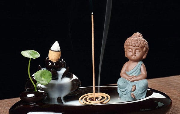 Burning incense helps dispel impurities